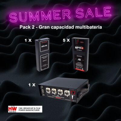 SUMMER SALE Pack 2 - Gran capacidad multibatería